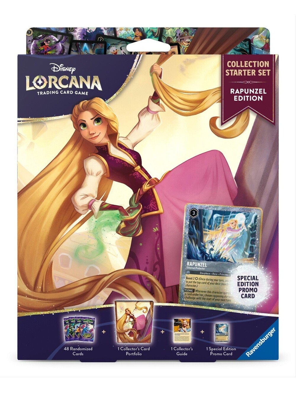 Disney Lorcana TCG Collection Starter Set Rapunzel In Hand